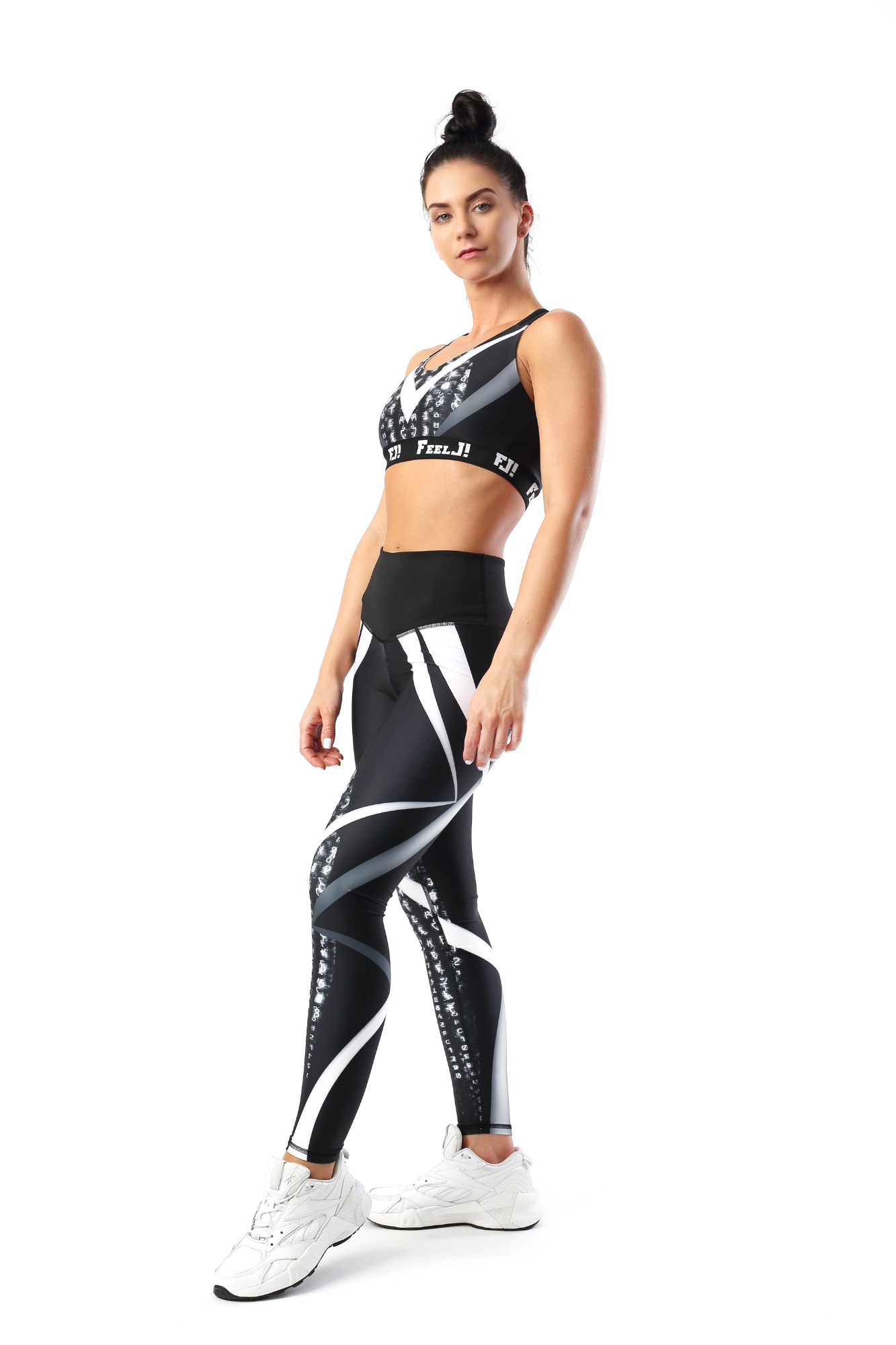 colanti-dama-matrix-alb-cu-negru (2) Colanti Matrix