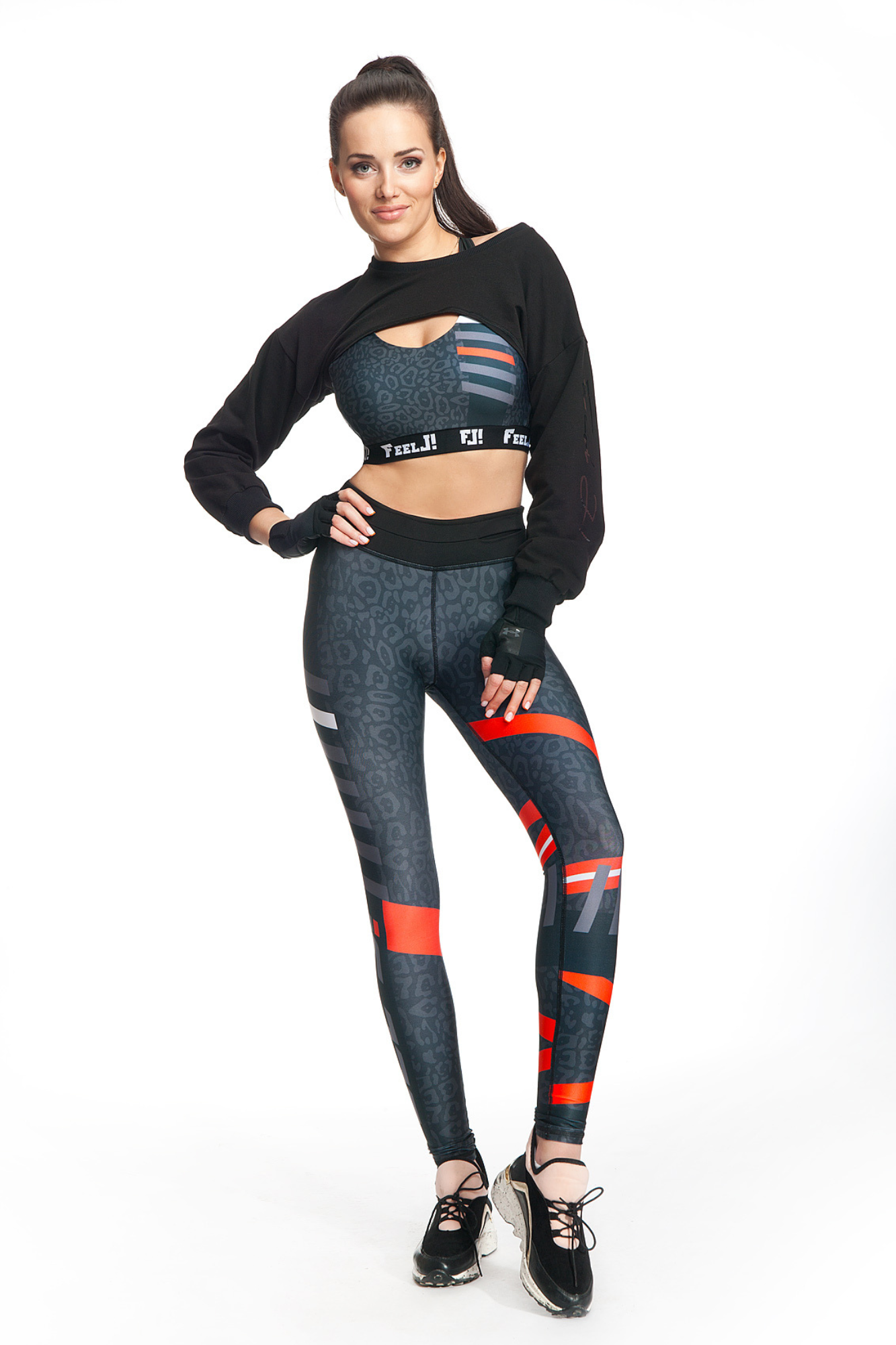 Bustiera Fitness Leopard